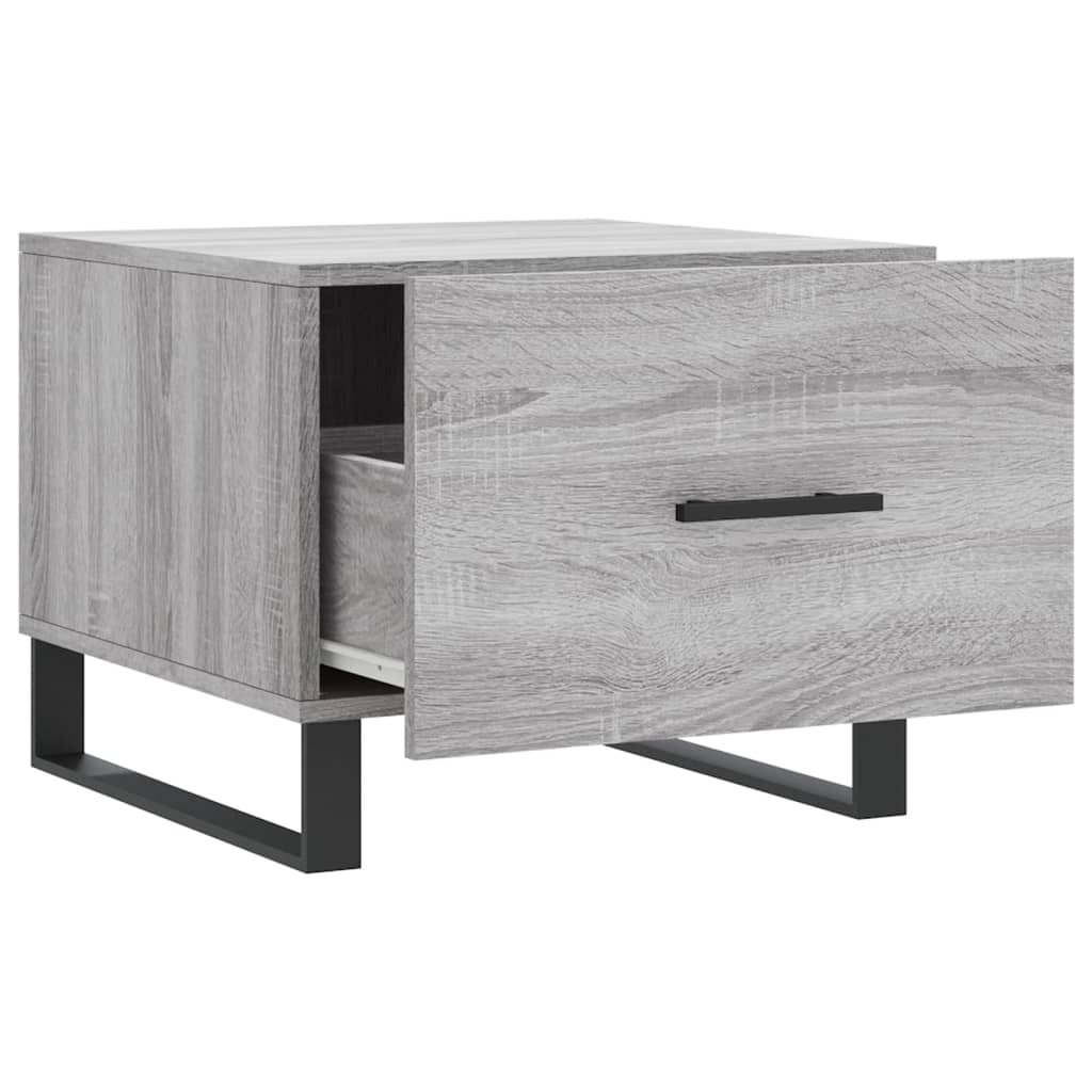 Sonoma coffee table gray 50x50x40 cm Engineered wood