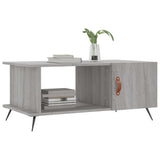 Sonoma grauer Couchtisch 90x50x40 cm, Holzwerkstoff