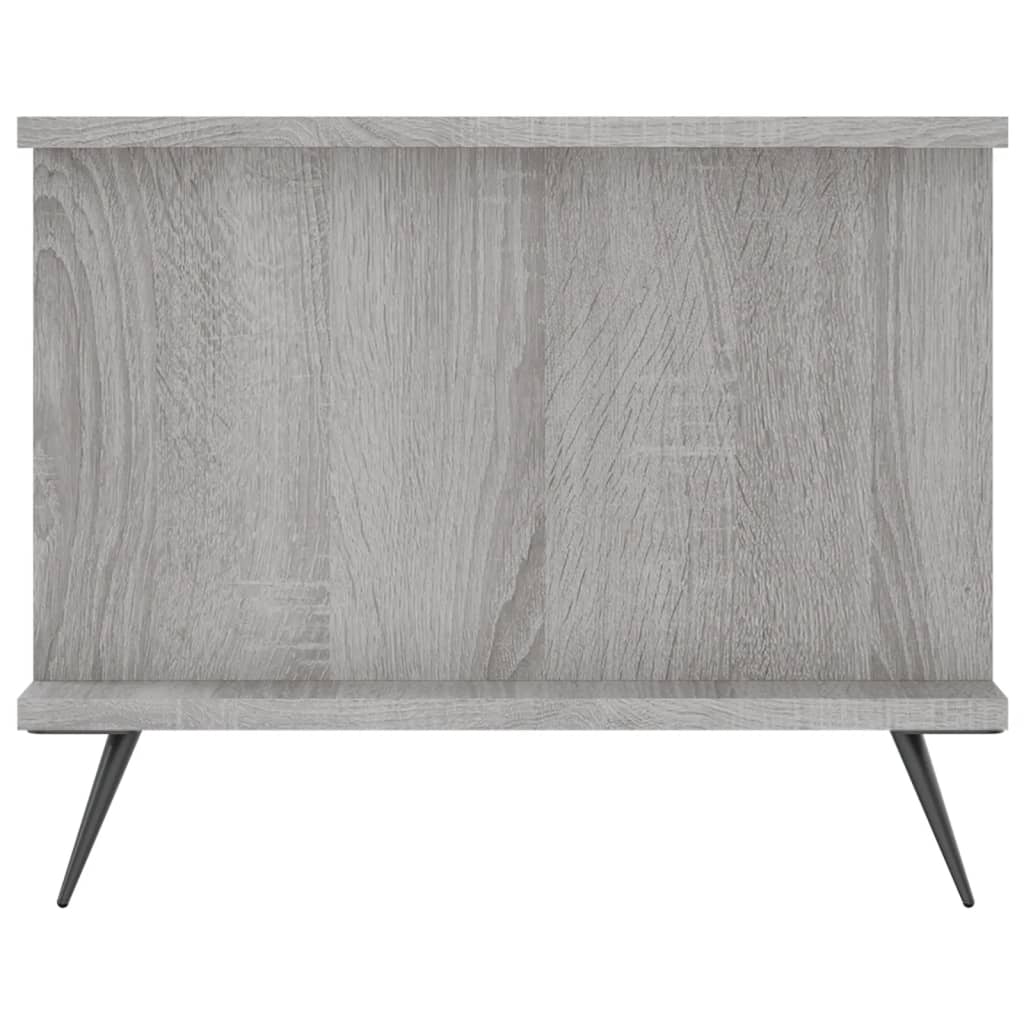 Sonoma grauer Couchtisch 90x50x40 cm, Holzwerkstoff