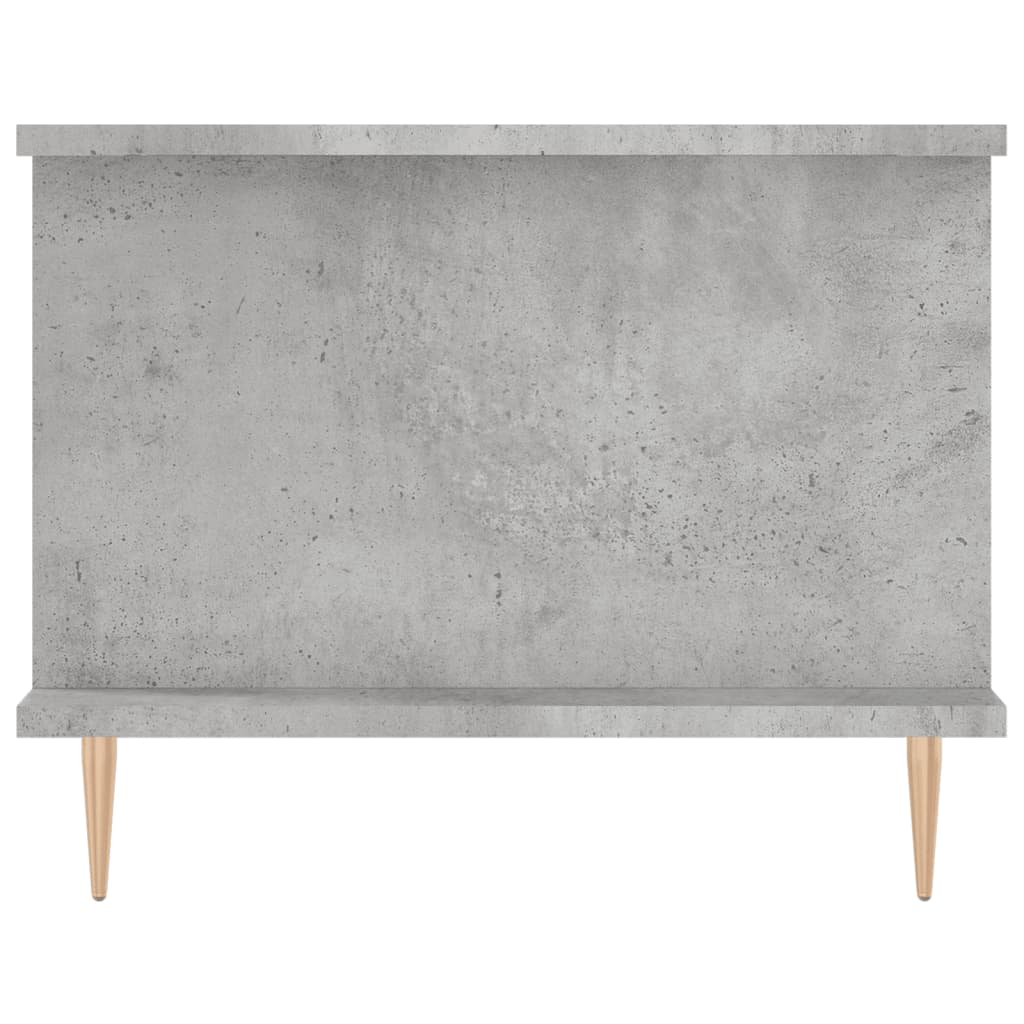 Betongrauer Couchtisch 90x50x40 cm, Holzwerkstoff