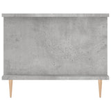 Betongrauer Couchtisch 90x50x40 cm, Holzwerkstoff