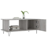 Sonoma grauer Couchtisch 90x50x40 cm, Holzwerkstoff