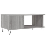 Sonoma grauer Couchtisch 90x50x40 cm, Holzwerkstoff