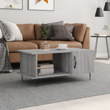 Sonoma coffee table gray 90x50x40 cm engineered wood