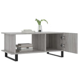 Sonoma grauer Couchtisch 90x50x40 cm, Holzwerkstoff