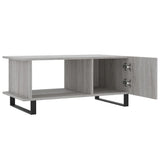 Sonoma grauer Couchtisch 90x50x40 cm, Holzwerkstoff