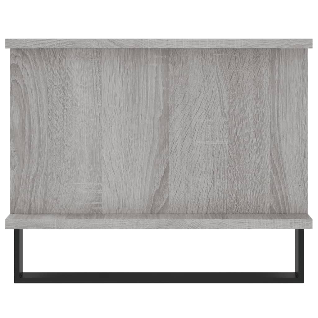 Sonoma grauer Couchtisch 90x50x40 cm, Holzwerkstoff