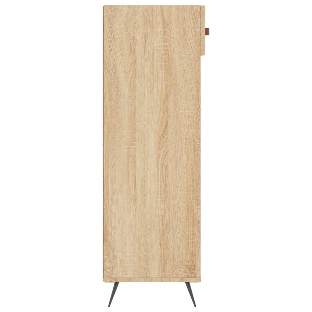 Armoire à chaussures chêne sonoma 60x35x105cm bois d'ingénierie