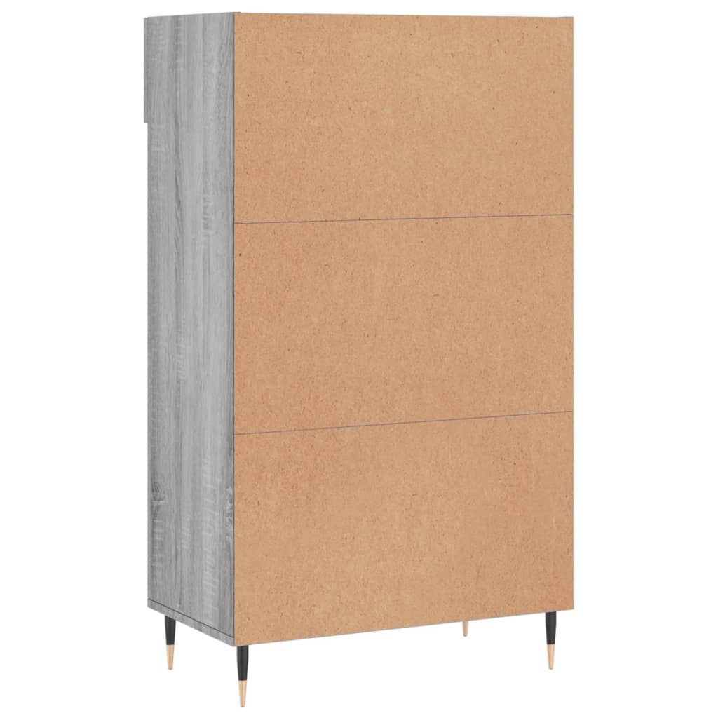 Armoire à chaussures sonoma gris 60x35x105 cm bois d'ingénierie