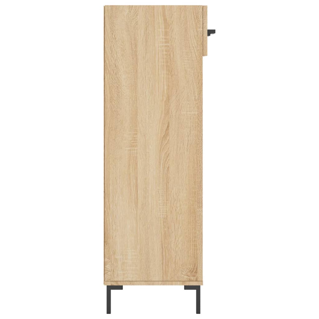 Armoire à chaussures chêne sonoma 60x35x105cm bois d'ingénierie