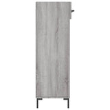 Armoire à chaussures sonoma gris 60x35x105 cm bois d'ingénierie