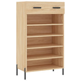 Armoire à chaussures chêne sonoma 60x35x105cm bois d'ingénierie