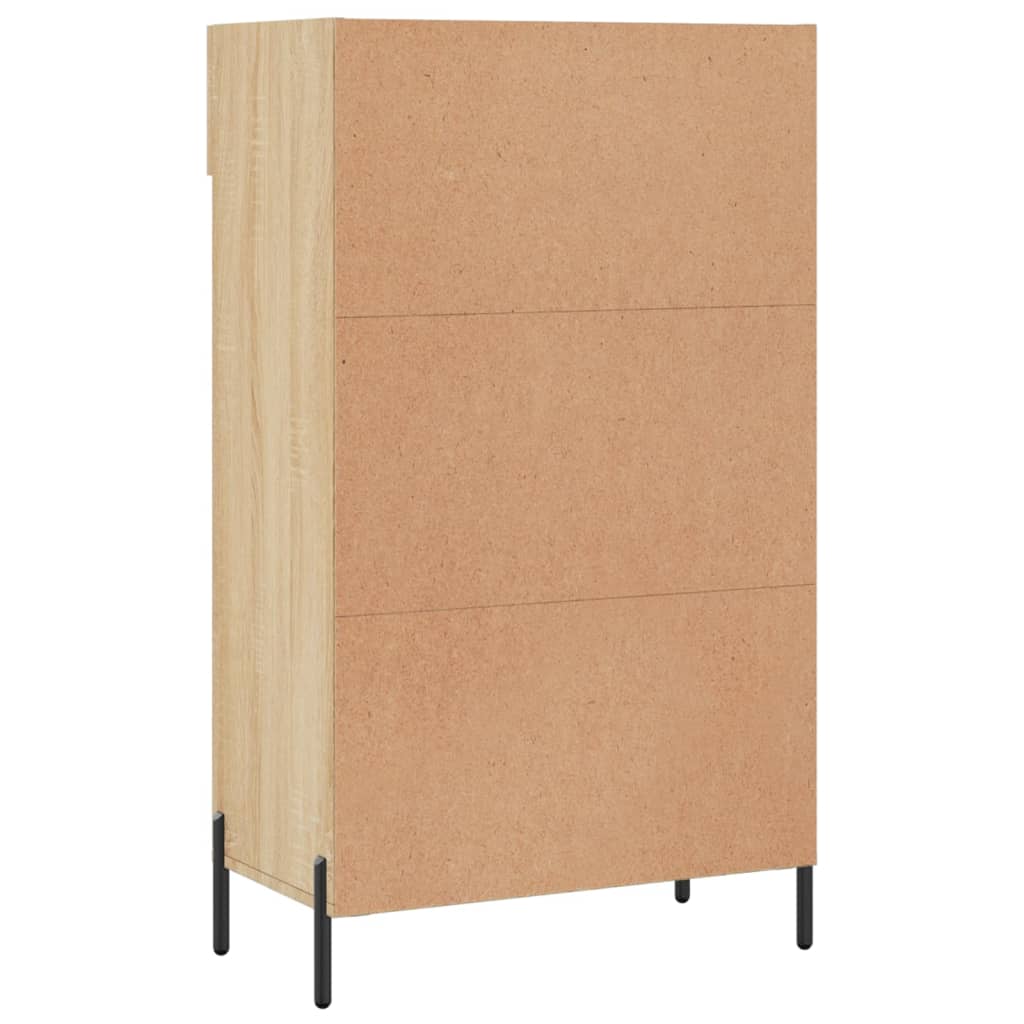 Armoire à chaussures chêne sonoma 60x35x105cm bois d'ingénierie