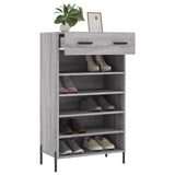 Armoire à chaussures sonoma gris 60x35x105 cm bois d'ingénierie