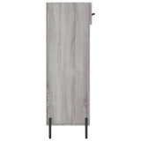 Armoire à chaussures sonoma gris 60x35x105 cm bois d'ingénierie