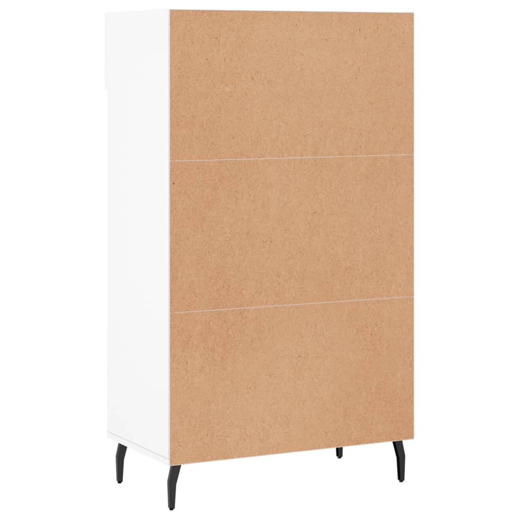 Armoire à chaussures blanc 60x35x105 cm bois d'ingénierie