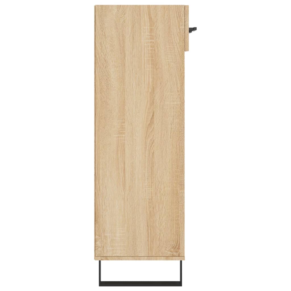 Armoire à chaussures chêne sonoma 60x35x105cm bois d'ingénierie