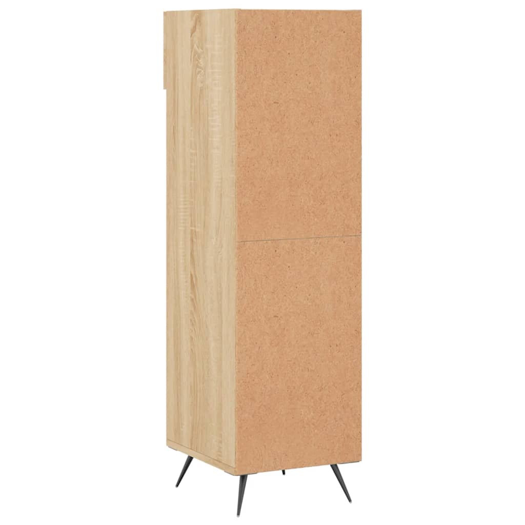 Armoire à chaussures chêne sonoma 30x35x105cm bois d'ingénierie