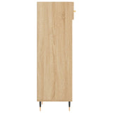 Armoire à chaussures chêne sonoma 30x35x105cm bois d'ingénierie