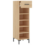 Armoire à chaussures chêne sonoma 30x35x105cm bois d'ingénierie