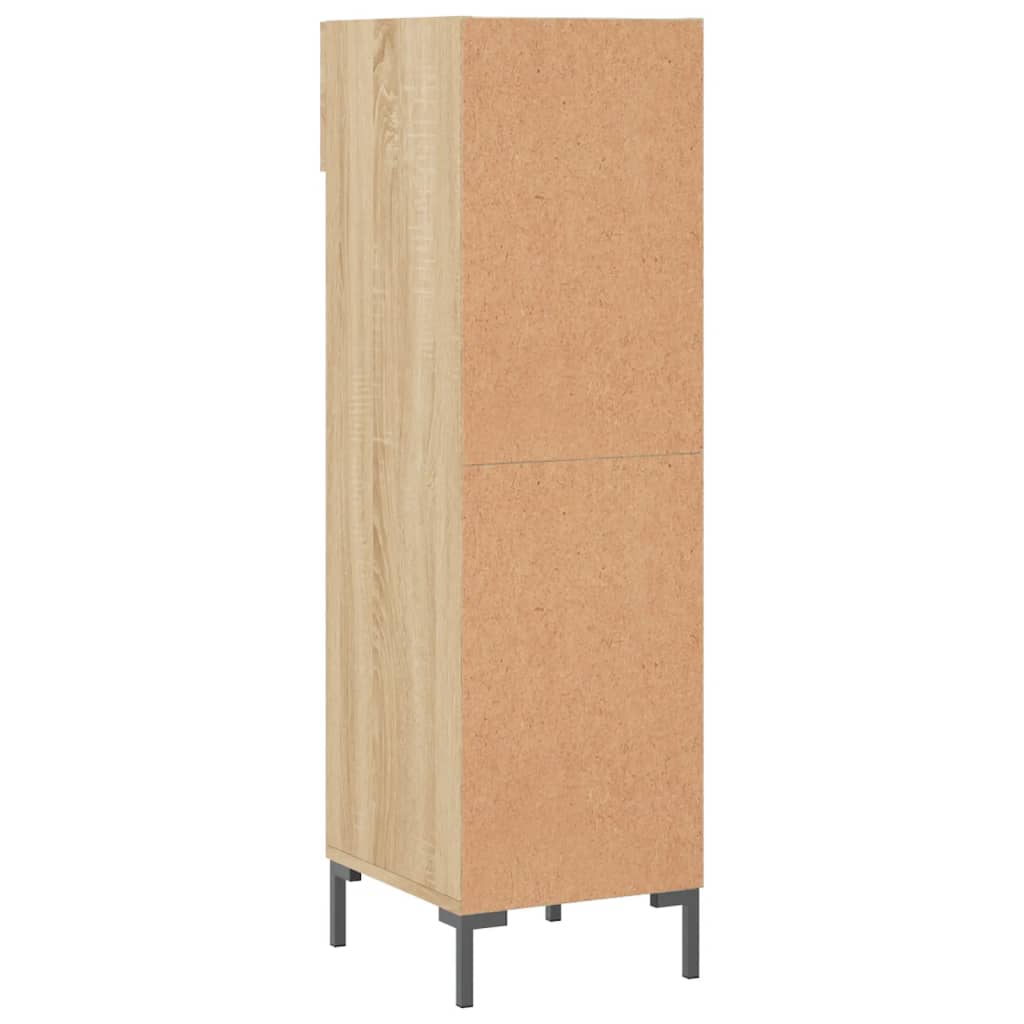 Armoire à chaussures chêne sonoma 30x35x105cm bois d'ingénierie