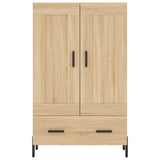 Buffet haut chêne sonoma 69,5x31x115 cm bois d'ingénierie