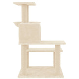 Cat tree with cream sisal scratching posts 82.5 cm