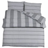 Ensemble de housse de couette Gris 260x240 cm Coton