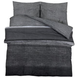 Ensemble de housse de couette gris foncé 220x240 cm Coton