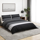 Black and white duvet cover set 200x200 cm Cotton