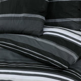 Black and white duvet cover set 260x240 cm Cotton