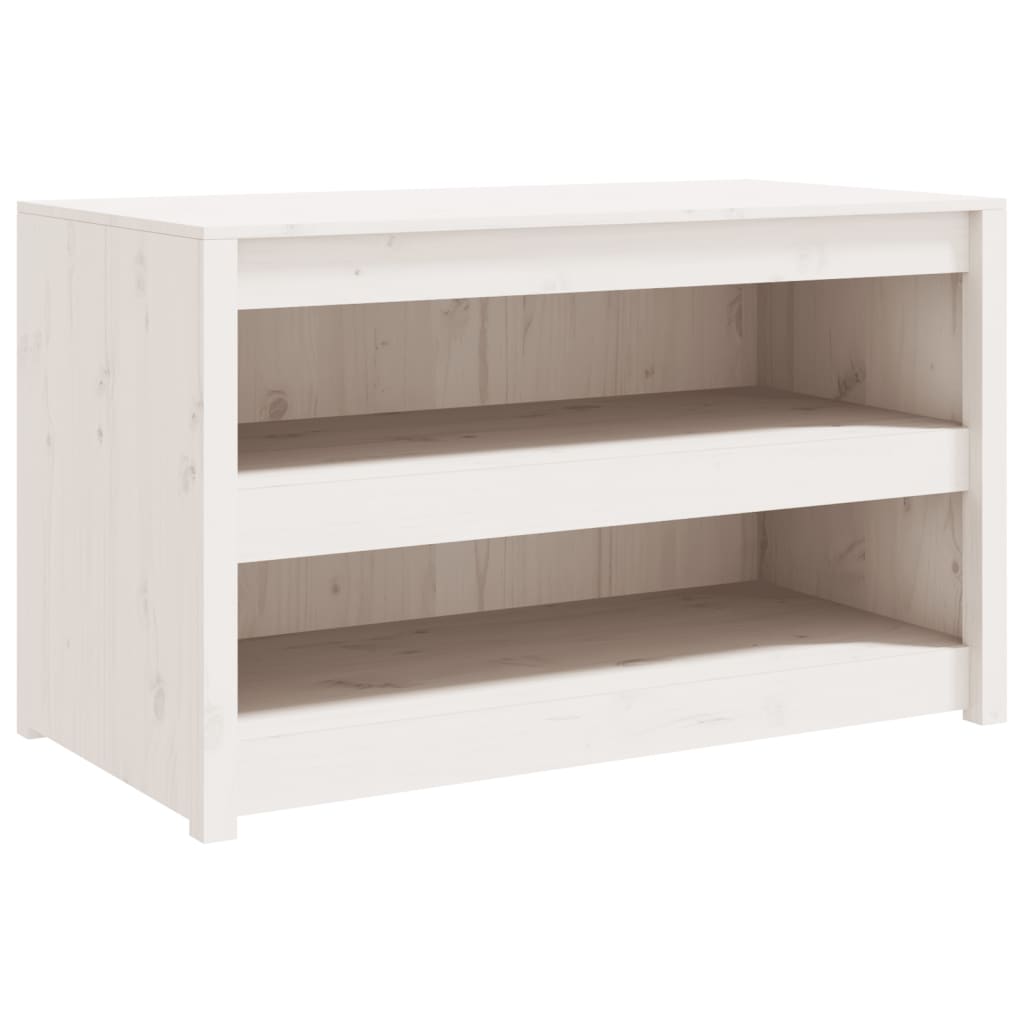 Armoire de cuisine d'extérieur blanc bois de pin massif