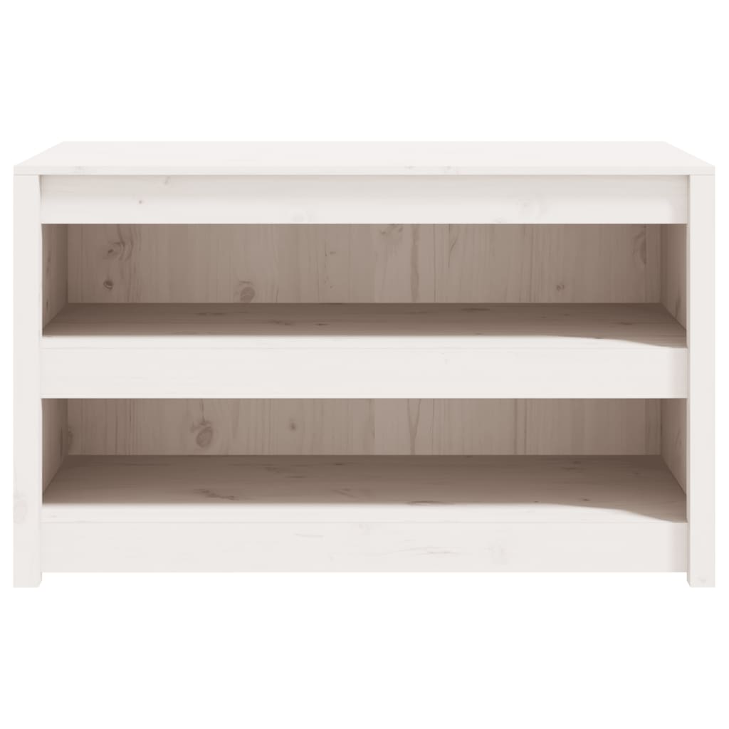 Armoire de cuisine d'extérieur blanc bois de pin massif