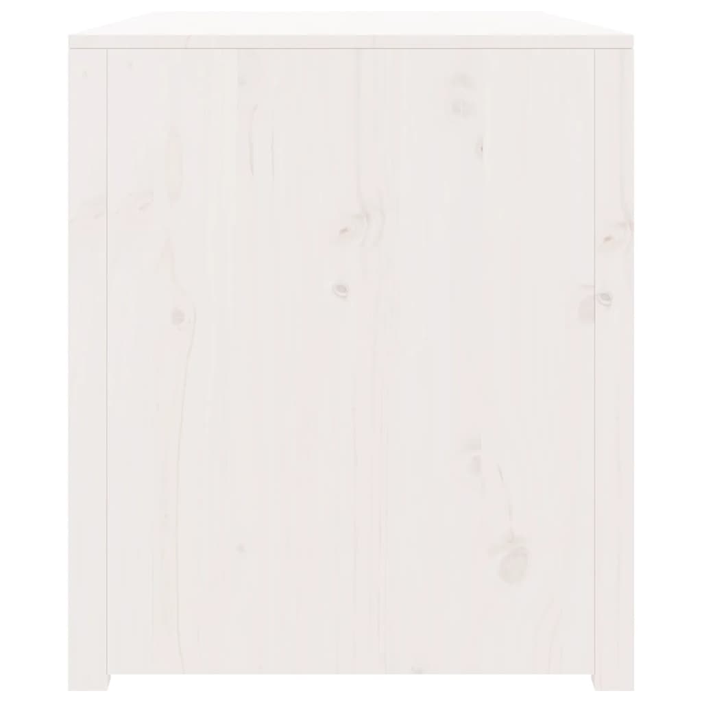 Armoire de cuisine d'extérieur blanc bois de pin massif