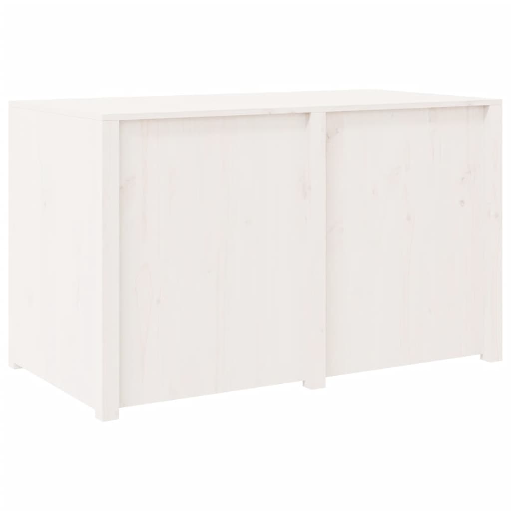 Armoire de cuisine d'extérieur blanc bois de pin massif