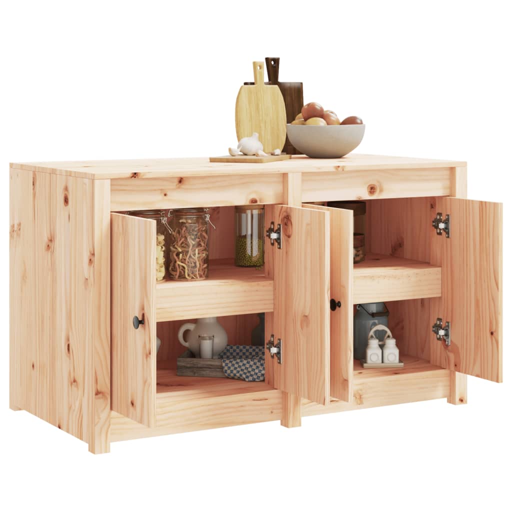 Outdoor kitchen cabinet 106x55x64 cm solid pine wood