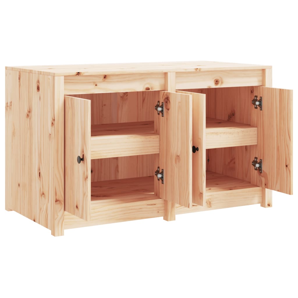 Outdoor kitchen cabinet 106x55x64 cm solid pine wood