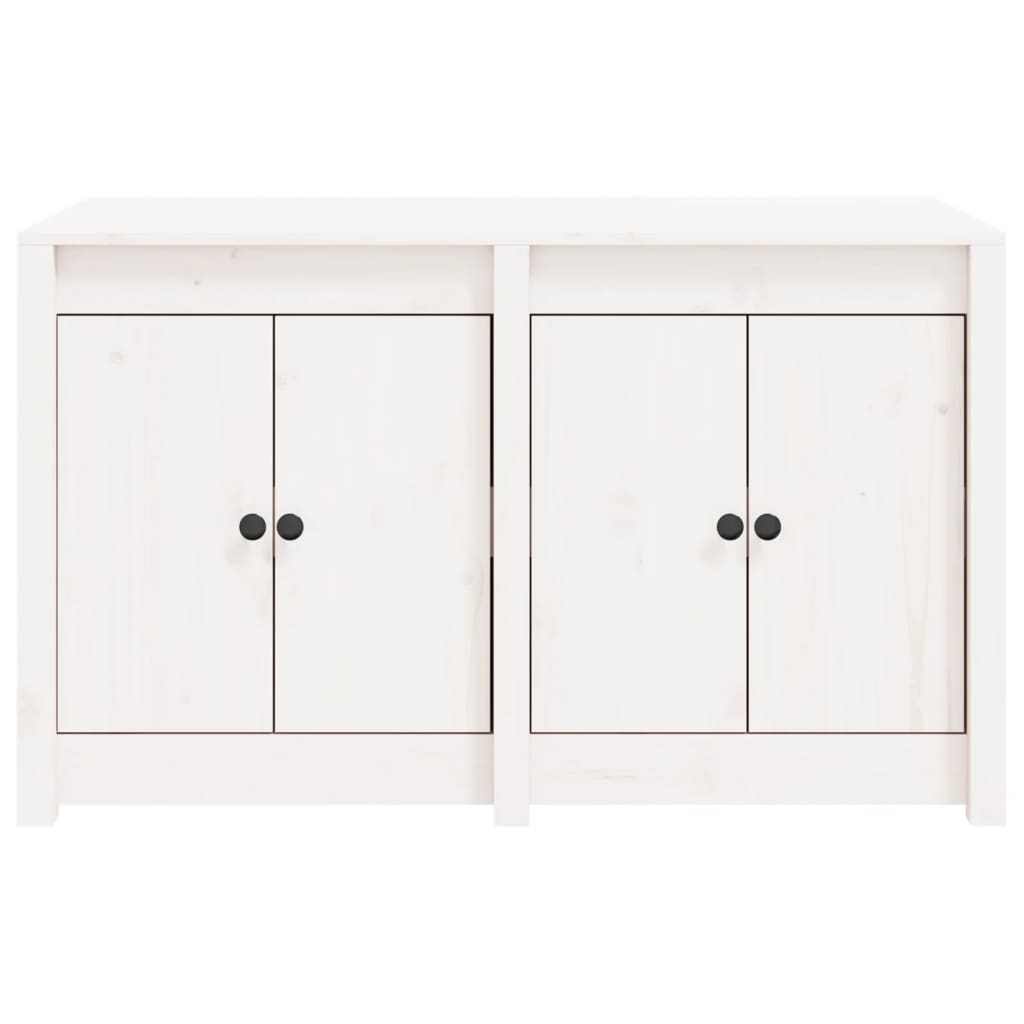 Armoire de cuisine d'extérieur blanc bois de pin massif