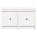 Armoire de cuisine d'extérieur blanc bois de pin massif