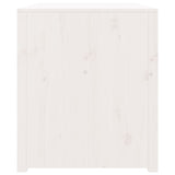 Armoire de cuisine d'extérieur blanc bois de pin massif