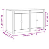 Armoire de cuisine d'extérieur 106x55x64 cm bois massif douglas