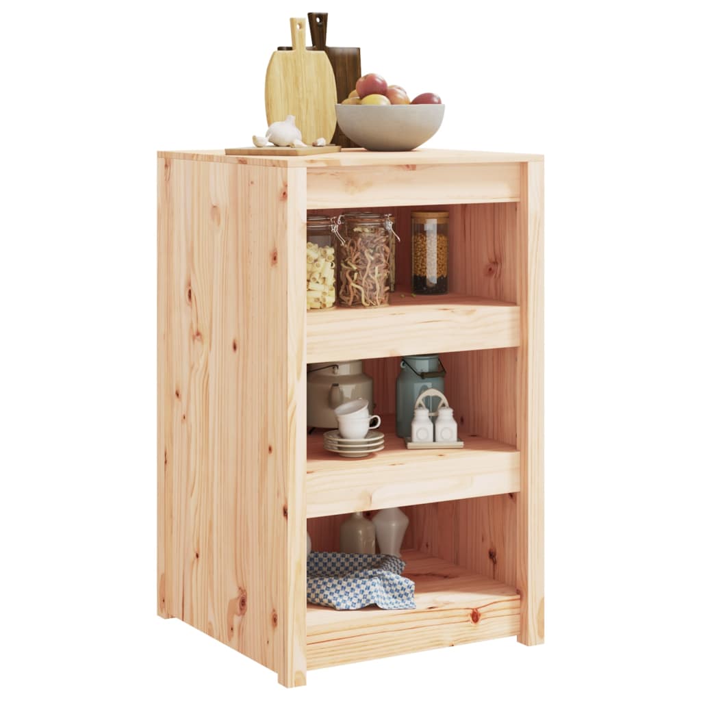 Armoire de cuisine d'extérieur 55x55x92 cm bois de pin massif