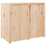 Outdoor kitchen cabinet 106x55x92 cm solid pine wood