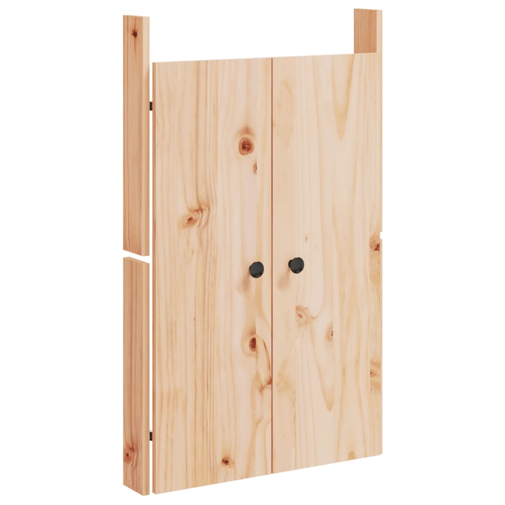 Portes de cuisine d'extérieur 50x9x82 cm bois de pin massif