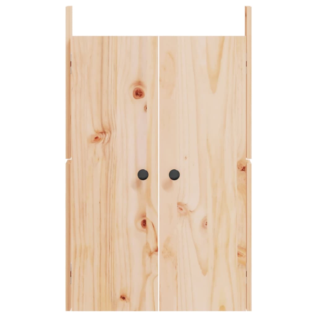 Portes de cuisine d'extérieur 50x9x82 cm bois de pin massif