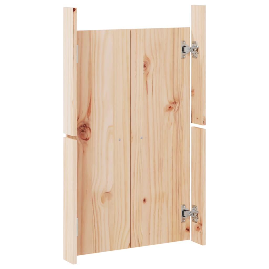 Portes de cuisine d'extérieur 2pcs 50x9x82cm bois de pin massif