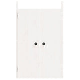 Portes de cuisine d'extérieur blanc 50x9x82 cm bois pin massif