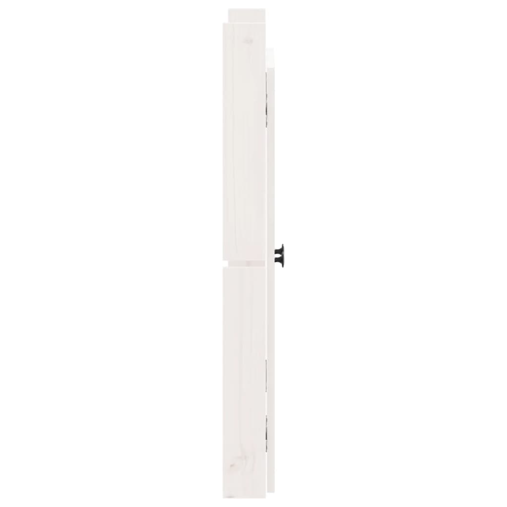 Portes de cuisine d'extérieur blanc 50x9x82 cm bois pin massif