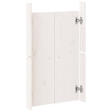 Portes de cuisine d'extérieur blanc 50x9x82 cm bois pin massif