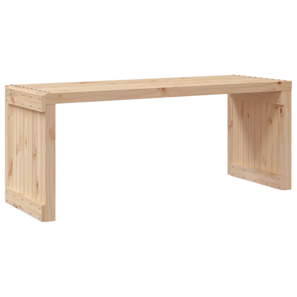 Banc de jardin extensible 212,5x40,5x45 cm bois massif de pin